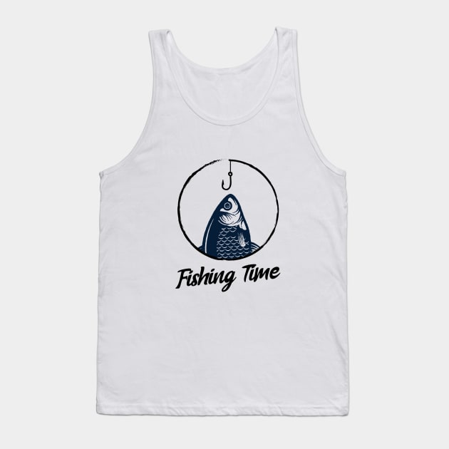 Fishing Time / Sport Fishing / Fishing Design / Fishing Lover / Fisherman gift Tank Top by Redboy